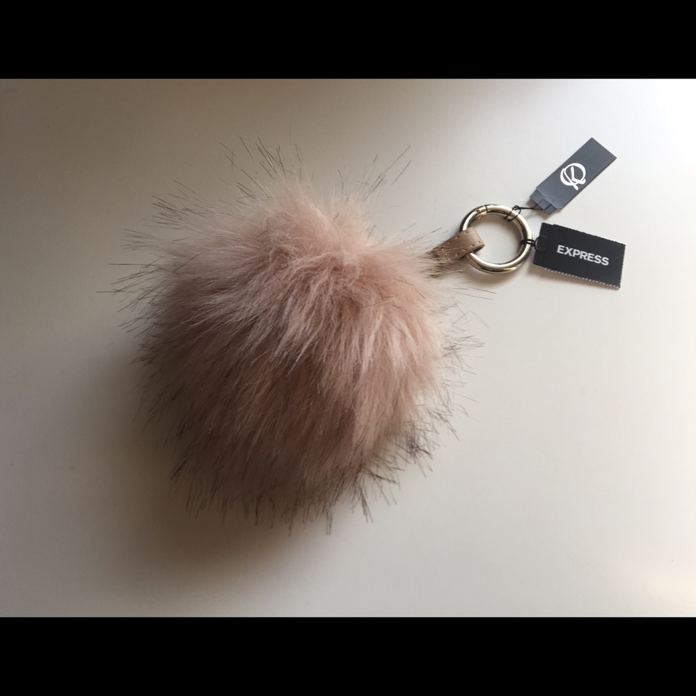 Express Pom Pom Bag Charm